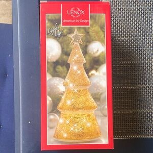 Lenox Illuminated Gold Tree Ornament